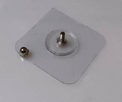 Self Adhesive Wall Hooks, Heavy Duty Sticky Hooks for Hanging 10kg (max), Waterproof Transparent Hooks for Wall (Pack of 10)